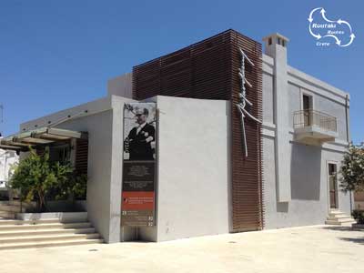 interessant museum over de schrijver van het boek - zorba de griek