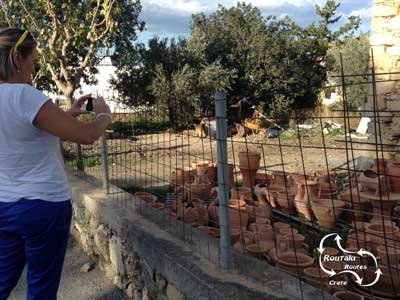 everywhere in Margarites you see pottery being made