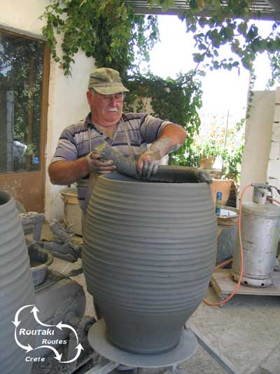 pithi vase made by hand by the locals