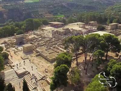 de belangrijkste opgravingen van Kreta - het Paleis van Knossos