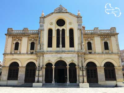 Agios-Minas-voorzijde de viering van de inhuldiging van de Agios Minas kerk in 1896 duurde drie dagen lang