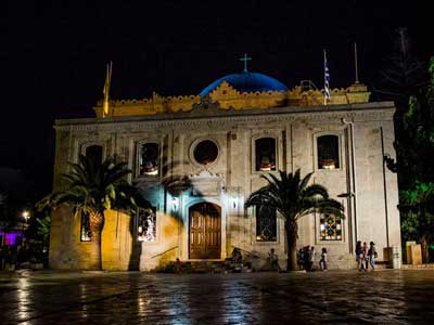 beautiful Agios Titus church in the top 10 Heraklion