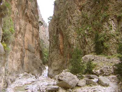 De bekendste kloof van kreta - de samaria kloof