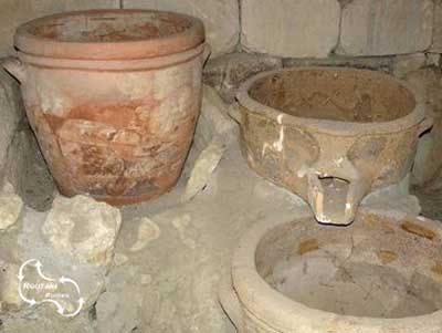 old items found in Vathypero proof wine making on Crete many years ago