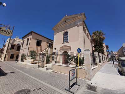 de katholieke kerk van Rethymnon se statige katholieke kerk van Rethymnon