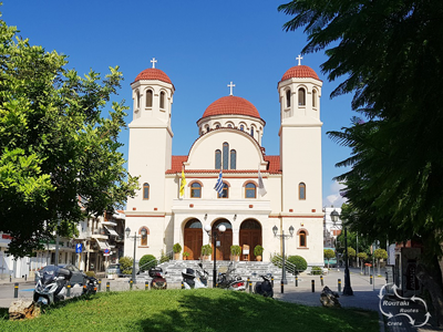 de mooie Vier martelaren kerk in Rethymnon is onderdeel van de stadswandeling