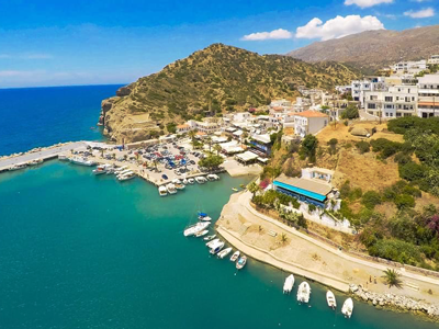 overview over Agia Galini - part of route 38