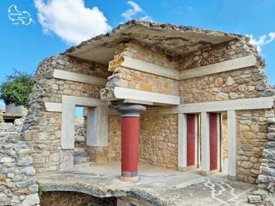 de opgravingensite van Knossos, ten zuiden van Heraklion