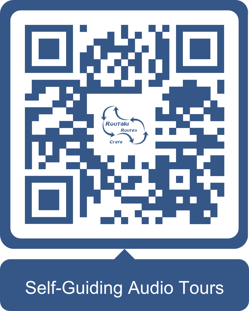 QR code to Routaki website for Velani hotel