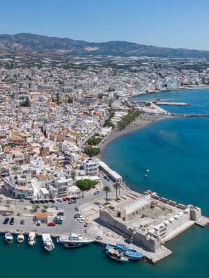 the coastline of Ierapetra - enjoy the boulevard