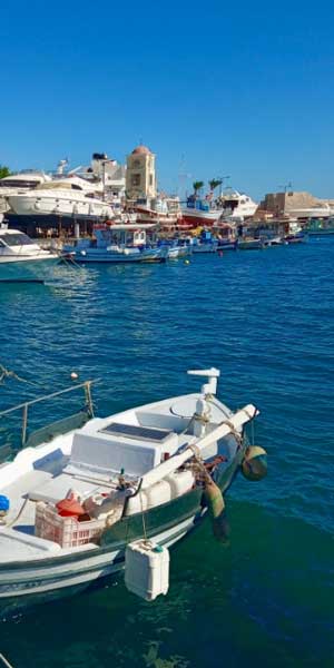 view of the marina of Ierapetra