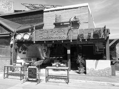 The-Flying-Dutchman—Black-and-White-photo-in-Malia The Flying Dutchman - Cocktail bar in Malia